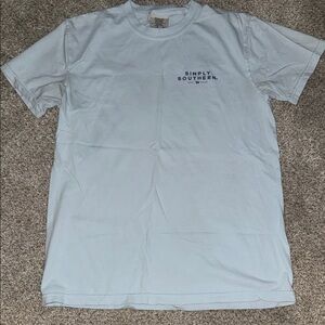 Simply Southern Light Blue Casual Tee
